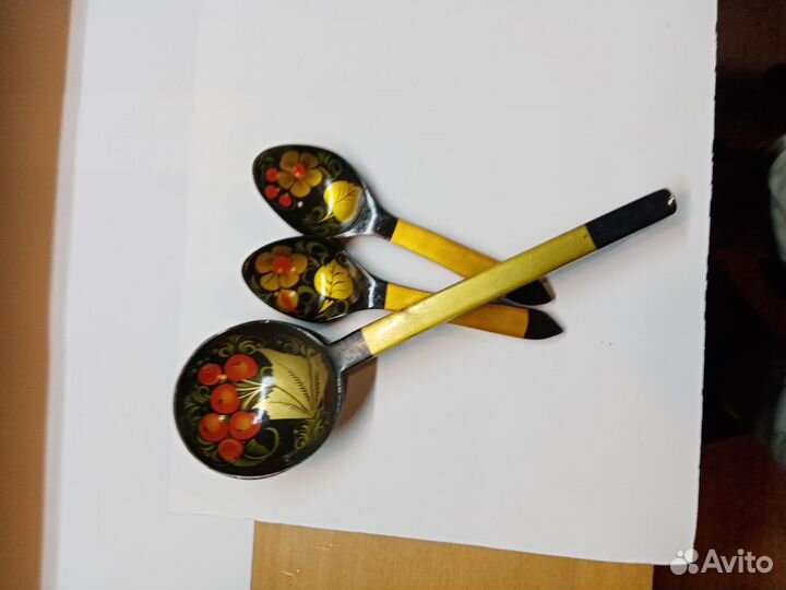 Ложки деревянные хохлома