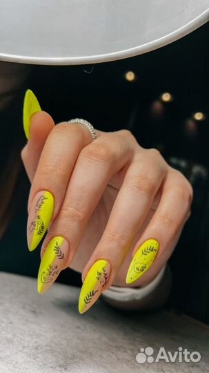 Наращивание ногтей, гель-лак