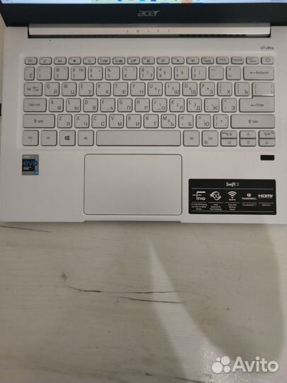 Ноутбук acer swift 3 i7-1165G7 RAM 16