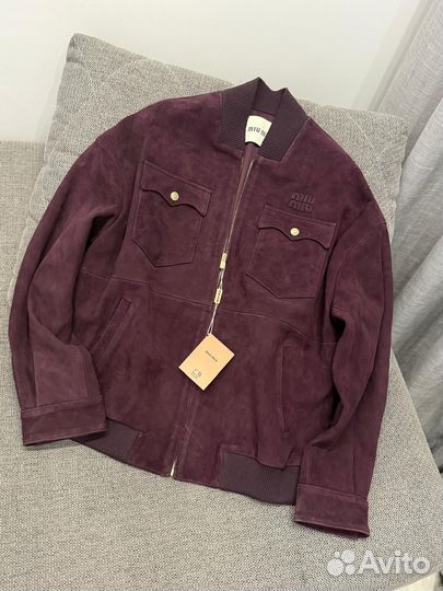 Куртка бомбер женская miu miu