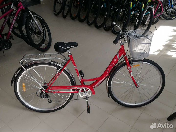 Велосипед дорожный 28 Stels Navigator 395 красный