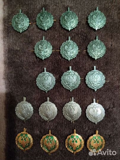 Кокарды, петлицы, звезды, шевроны, погоны