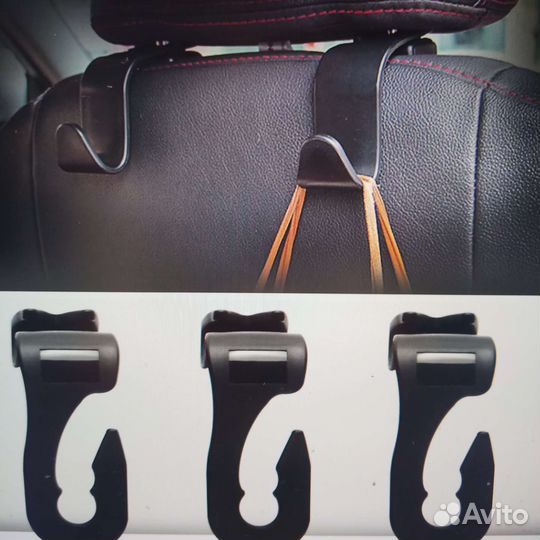 Крючки за подголовник на спинку сиденья универс