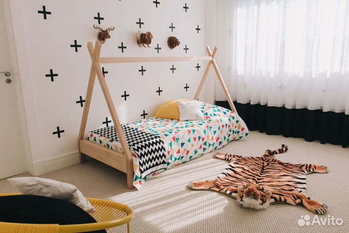 Кровать-вигвам детская из дерева