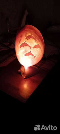 Ночник из ракушек