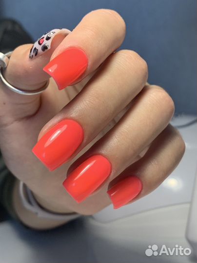 Маникюр наращивание ногтей