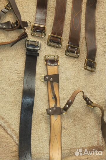 Ремни портупеи нат кожа