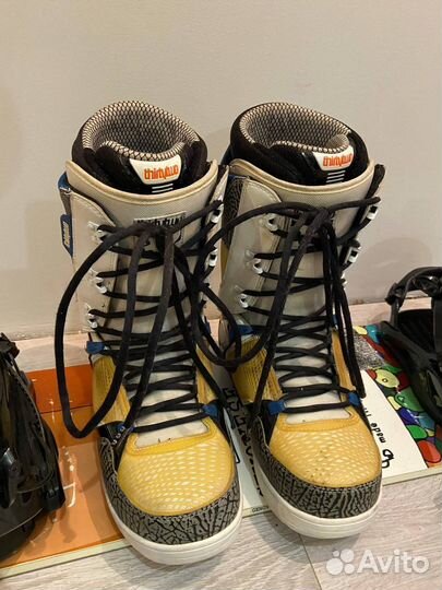 Комплект Сноуборд Крепления Ботинки Чехол