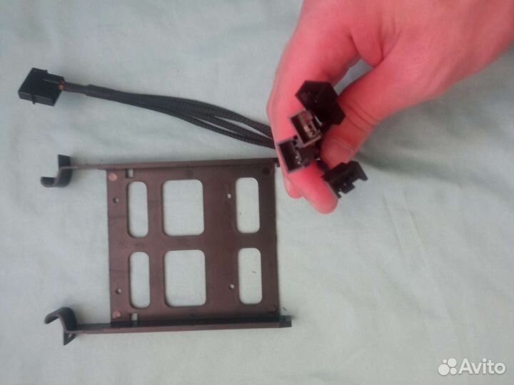 Разветвитель на 4 вентилятора, салазки hdd