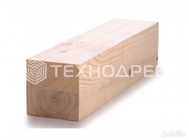 Клееный брус сосна, 200х200 мм, сорт ав