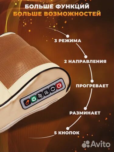 Массажная подушка