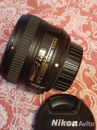 Объектив Nikon 50 1,8G