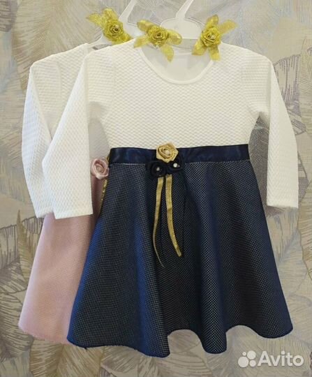 Нарядные платья р-р 86 110 116