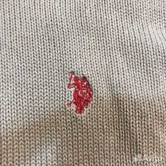 Кофта 1/4 zip Us Polo Assn old money Оригинал