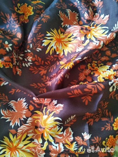 Отрез шелковой плательной ткани, СССР