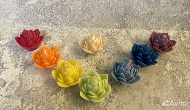 Свечи для работы с чакрами набор