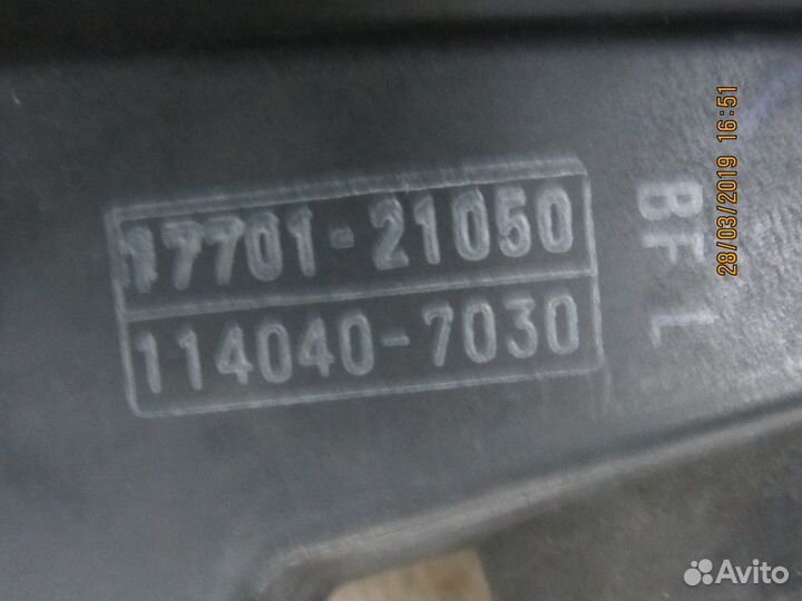 Корпус воздушного фильтра 1NZ-FE 22010, 1003069