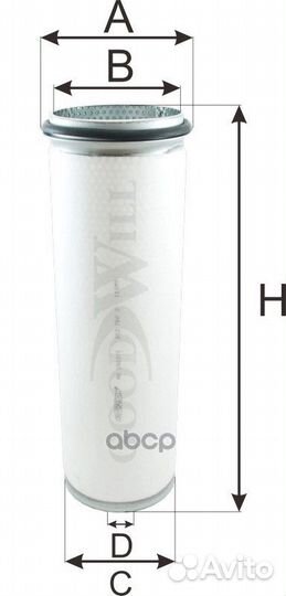 Фильтр воздушный AG10031 Goodwill