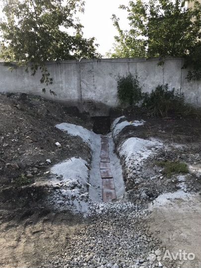 Установка муфт.Испытания. Благоустройство