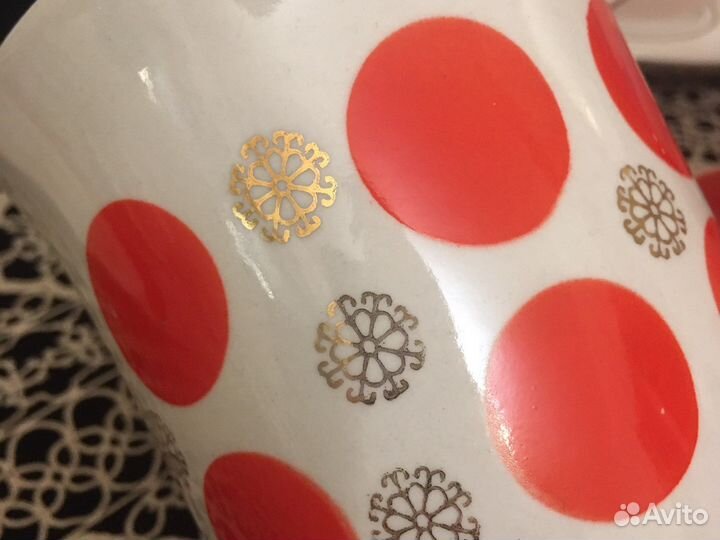 Чайный сервиз, чашки гиганты. Артемовский фз