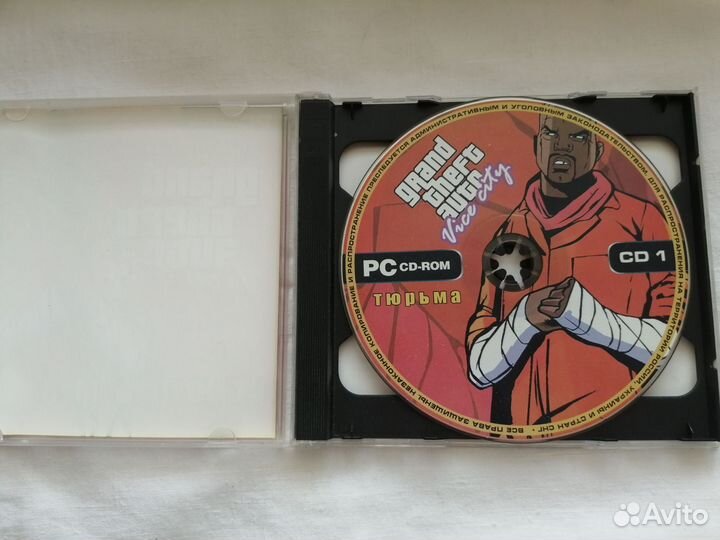 GTA Vice City Тюрьма PC 2CD игра новая