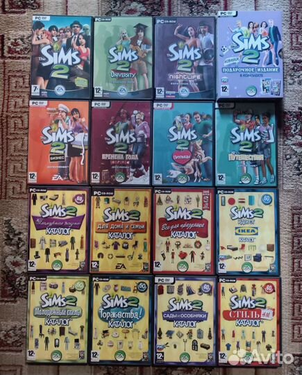 The Sims 2 коллекция дисков с играми (лицензия)