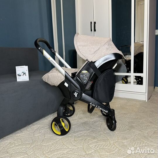 Автолюлька автокресло на колёсах FooFoo 4 в 1