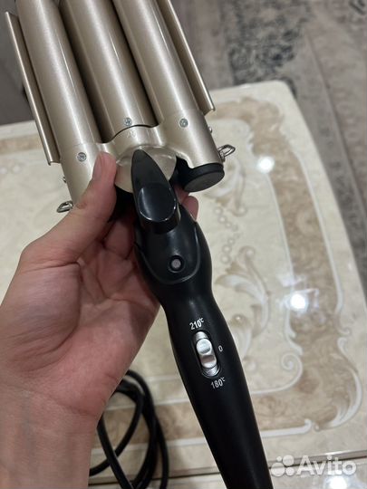 Плойка тройная для волос