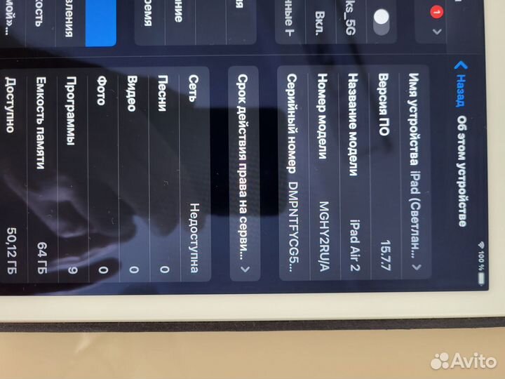 iPad Air 2 Wi-Fi + Cellular