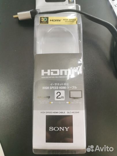 Кабель hdmi 2 m sony