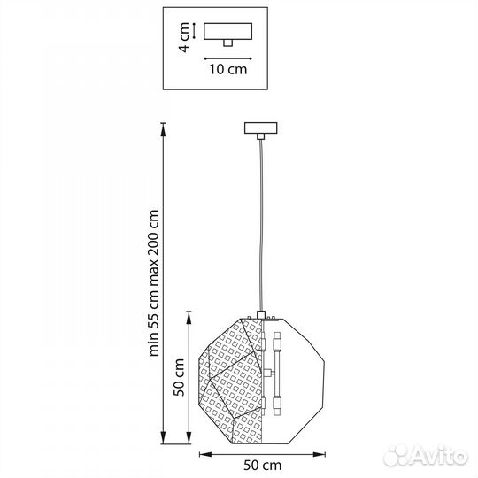 Люстра подвесная в спальню