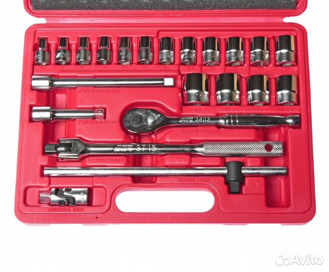 JTC JTC-H322B Набор головок торцевых 38 6-ти гранн