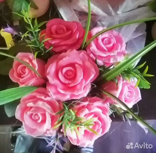 Букет из мыла