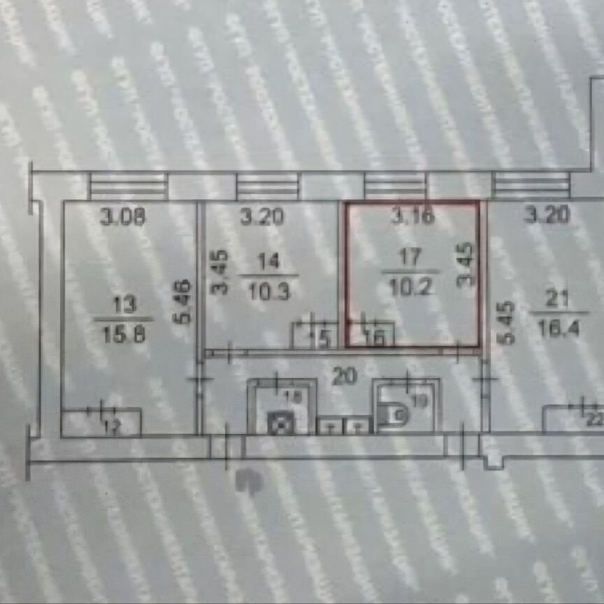 Квартира 10.2 м² в Томск — фото 8 из 8