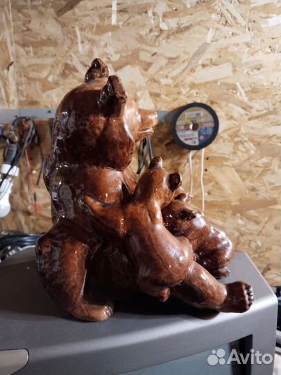 СССР керамика медведи, фарфор солонки