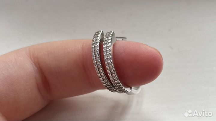 Серьги серебро 925