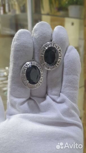 Серьги серебро