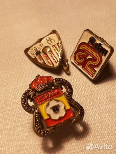 Значки спорт СССР разные;Испания-82