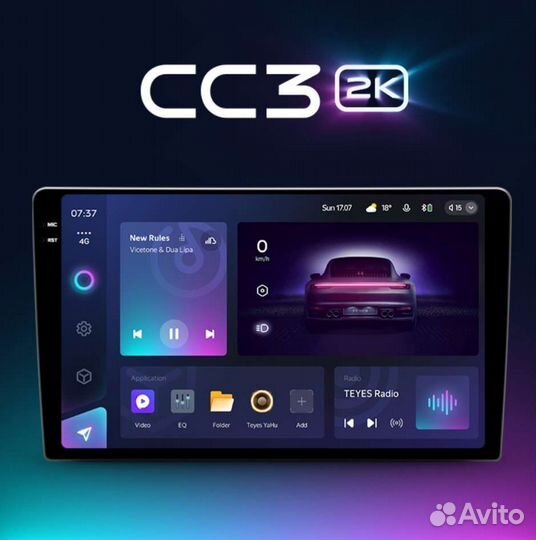Магнитола teyes cc3 2k 4/64 тиайс сс3 2к