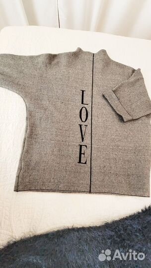 Свитер женский пакетом оверсайз 50 52 54
