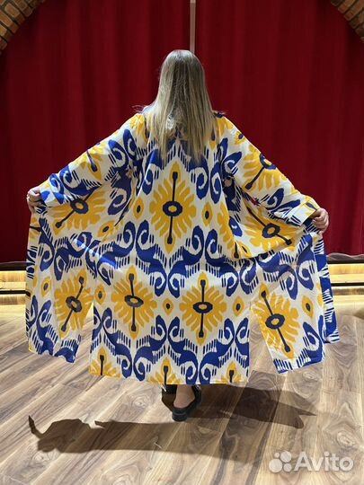 Узбекский чапан. Халат накидка. Абайя