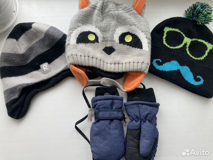 Шапки варежки для мальчика