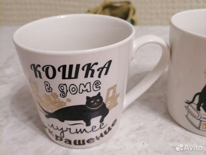 Кружка новая для любителя кошек