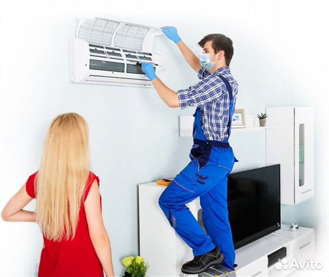 Установка сплит систем обслуживание диагностика