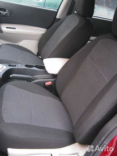 Чехлы hyundai tucson с 2015- Жаккард+Экокожа