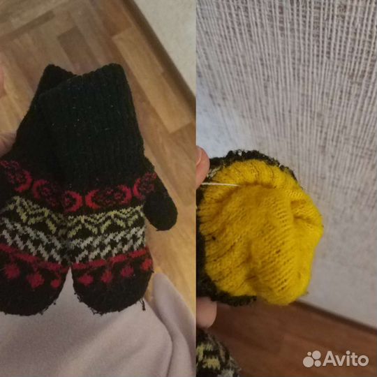 Варежки новые от 6 мес до 2 лет