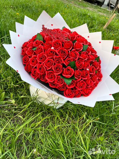 Букет из 101 розы, цветы с доставкой
