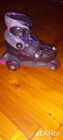 Роликовые коньки детские раздвижные