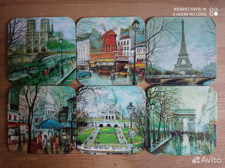 Набор подставок париж