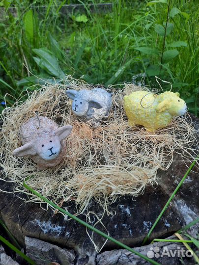 Ватные игрушки на ёлку